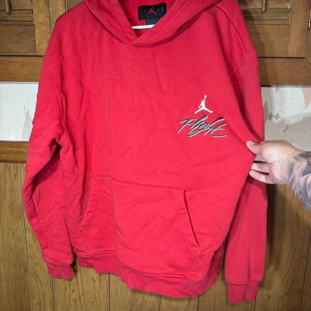 Jordan red hoodie
